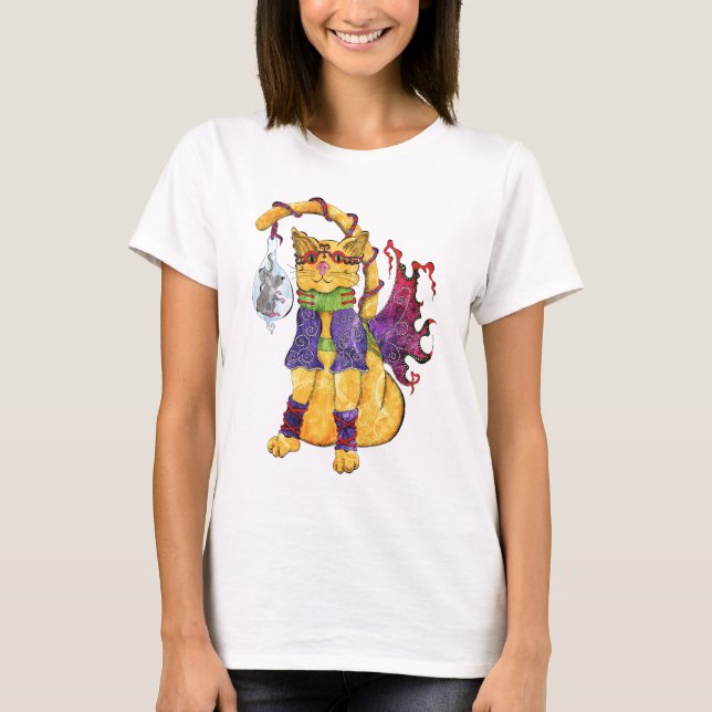 Steampunk Hansel Cat Tee (Front)