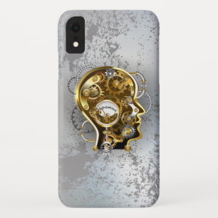 Steampunk head with manometer Case-Mate iPhone case