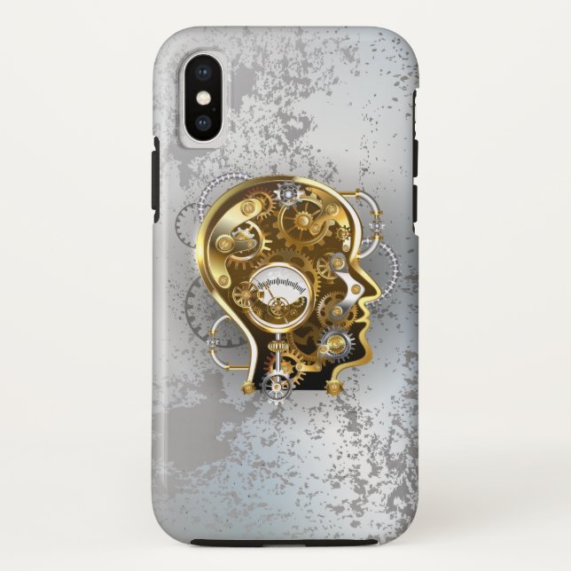 Steampunk head with manometer Case-Mate iPhone case (Back)