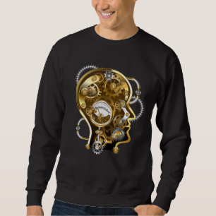 Steampunk head with manometer sweatshirt