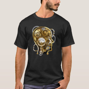 Steampunk Head with Manometer T-Shirt
