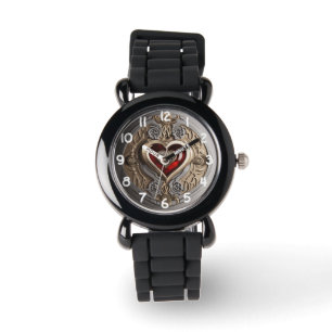 Steampunk Heart – Intricate Mechanical Love Watch