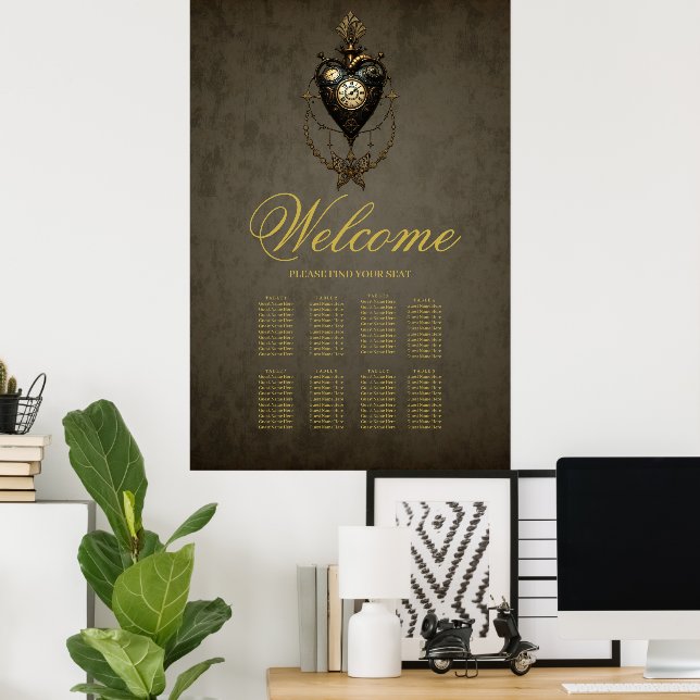 Steampunk heart,  poster (Home Office)