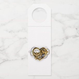 Steampunk Heart with a Manometer Bottle Tag