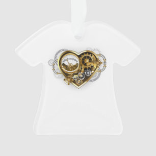 Steampunk Heart with a Manometer Ornament