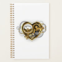Steampunk Heart with a Manometer