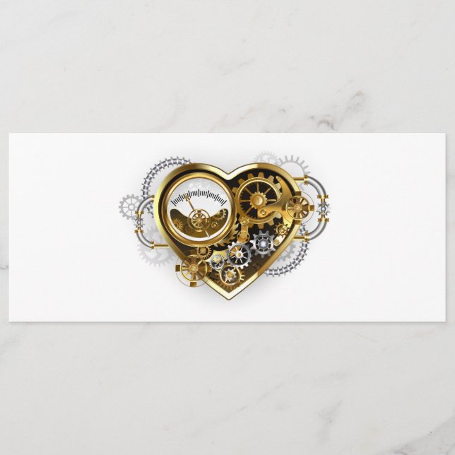 Steampunk Heart with a Manometer Programme (Front)
