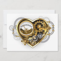 Steampunk Heart with a Manometer