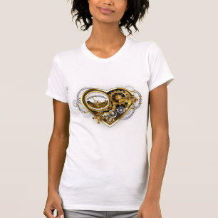 Steampunk Heart with a Manometer T-Shirt
