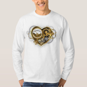 Steampunk Heart with a Manometer T-Shirt