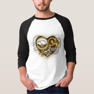 Steampunk Heart with a Manometer T-Shirt