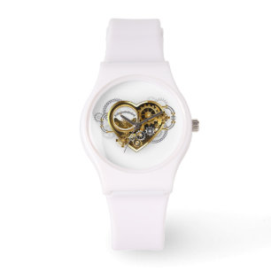 Steampunk Heart with a Manometer Watch