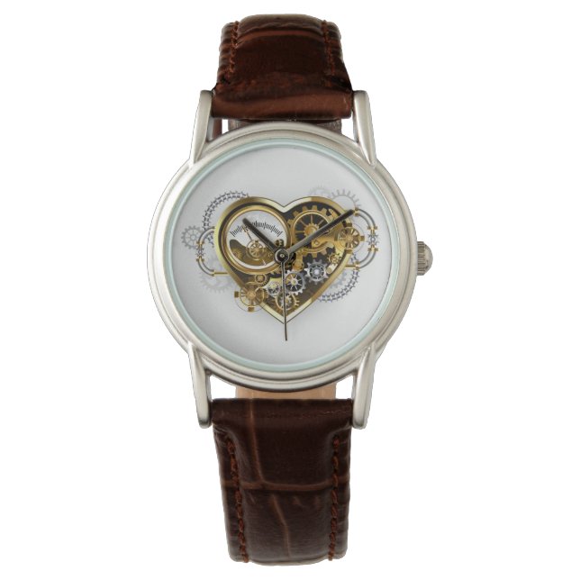 Steampunk Heart with a Manometer Watch (Front)