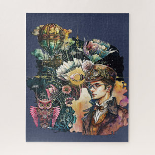 Steampunk Hero - A Collage Jigsaw Puzzle