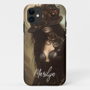 Steampunk Hide Your Eyes Original Artwork Case-Mate iPhone Case