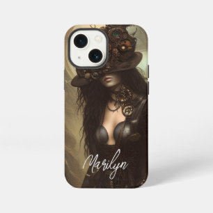 Steampunk Hide Your Eyes Original Artwork iPhone 13 Mini Case