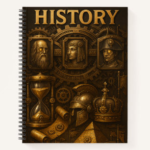 Steampunk History – Vintage Time Travel Notebook