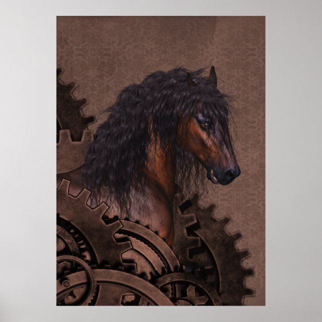 Steampunk Horse Poster (Front)