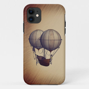 Steampunk Hot Air Balloons with Ship Case-Mate iPhone Case