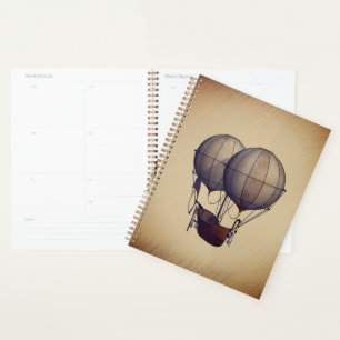 Steampunk Hot Air Balloons with Ship Planner