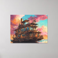Steampunk Houseboat
