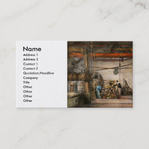 Steampunk - In an old clock shop 1866 Business Card