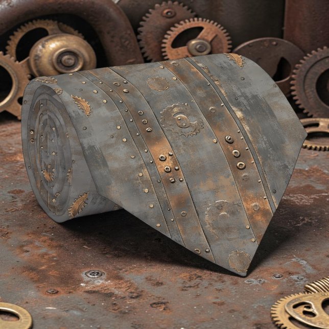 Steampunk Industrial Custom Necktie Tie (Creator Uploaded)