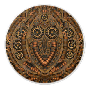 Steampunk Industrial Vintage Clockwork Ceramic Knob