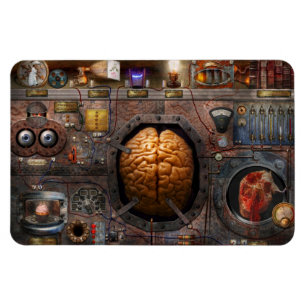 Steampunk - Information overload Magnet