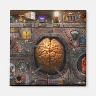 Steampunk - Information overload Magnet