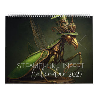 Steampunk Insect Calendar 2027