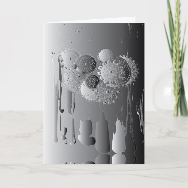 Steampunk Inspired Original Art Any occasion Blank Card (Front)