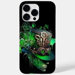 STEAMPUNK IRISH GREEN & BLACK LEPRECHAUN HAT Case-Mate iPhone 14 PRO MAX CASE