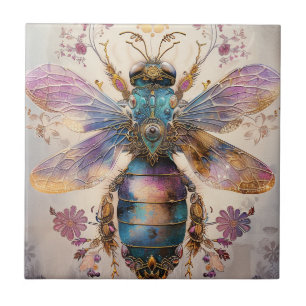 Steampunk Jewel Beetle Fantasy Art (2) Tile