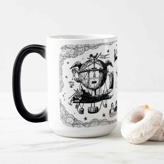 Steampunk Journey Mug (With Donut)