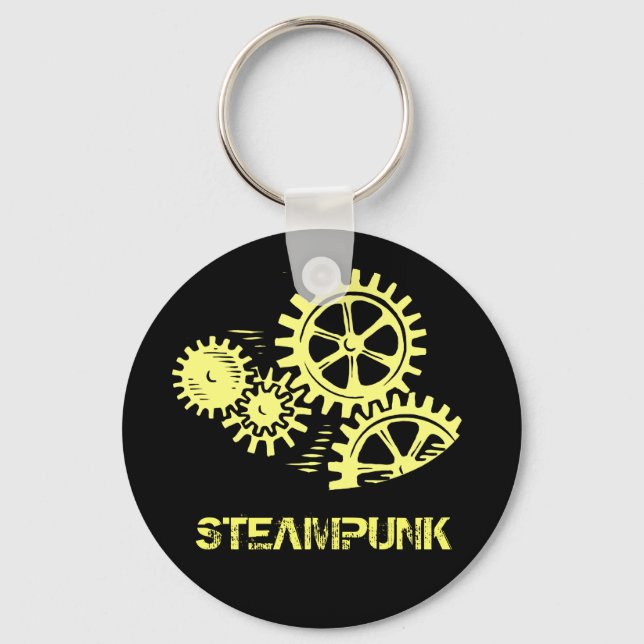 "STEAMPUNK" Key Chain (Front)
