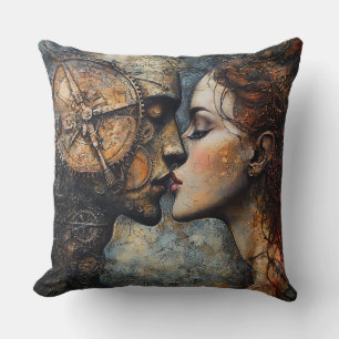 Steampunk Kiss Cushion