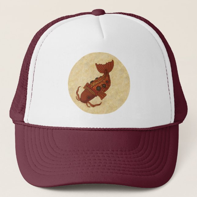 Steampunk Koi Trucker Hat (Front)