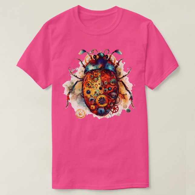 Steampunk ladybug T-Shirt (Design Front)