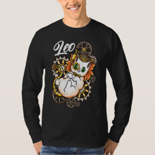 Steampunk Leo Inspired Steampunk Lion Related Lion T-Shirt