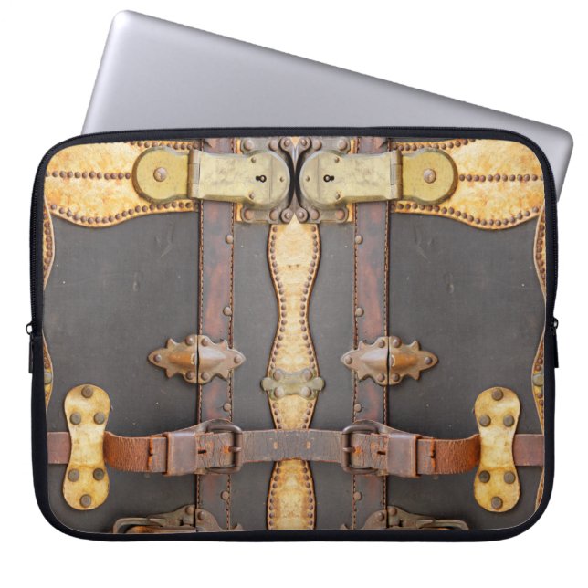 Steampunk Luggage Electronics Bag (Front)