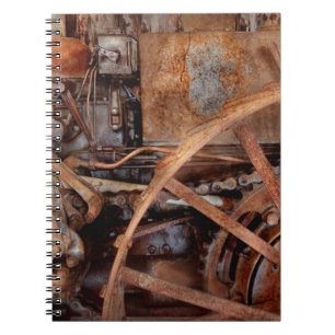 Steampunk - Machine - The industrial age Spiral Notebook