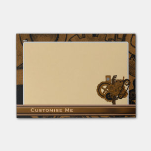Steampunk Machinery (Copper ) Post-it Notes