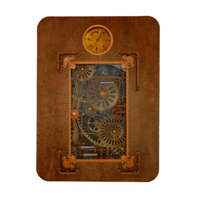 Steampunk Magnet (Vertical)