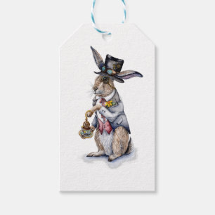 Steampunk March Hare Gift Tags