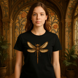 Steampunk Mechanical Dragonfly T-Shirt