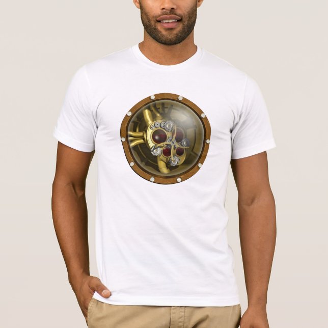 Steampunk Mechanical Heart T-Shirt (Front)