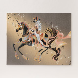 Steampunk Mechanical Horse & Lady  Jigsaw Puzzle