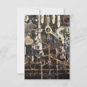 Steampunk mechanical machinery machines