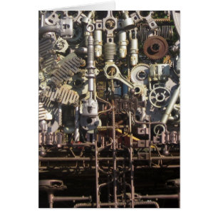 Steampunk mechanical machinery machines
